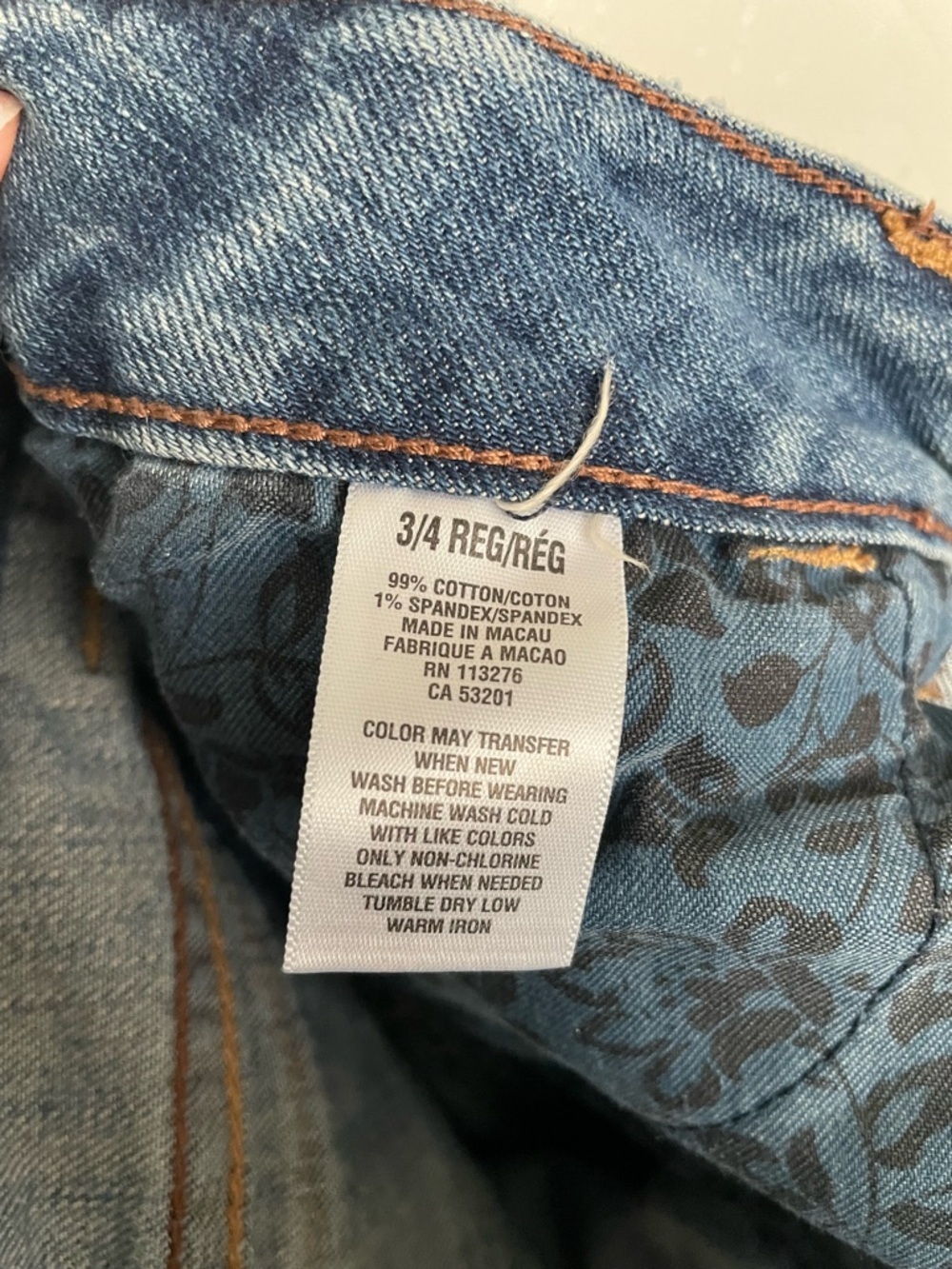 Vintage Aeropostale Women’s Medium Blue Flared Chelsea Bootcut Jeans 3/4 R - Picture 7 of 8